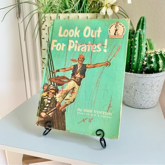 1961 Look Out for Pirates by Iris Vinton Vintage Book